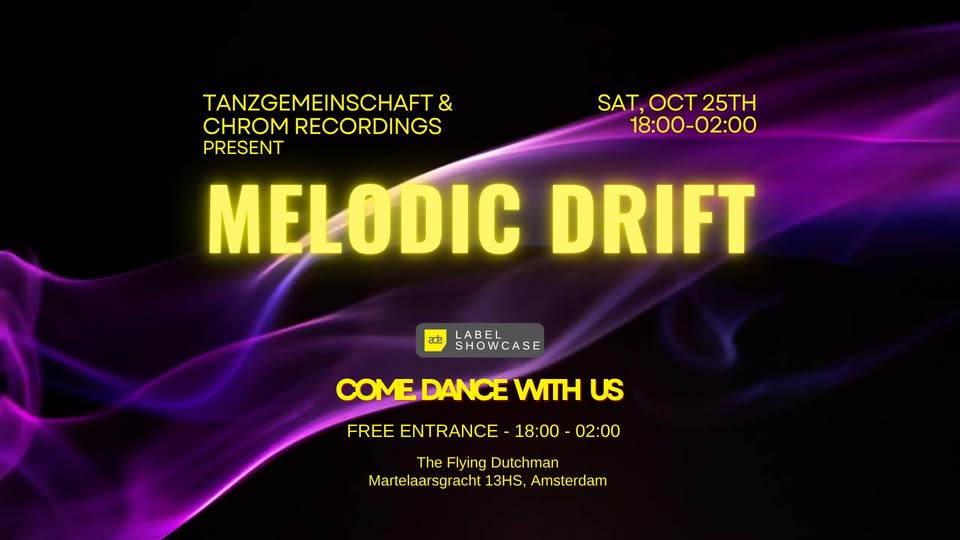 ADE Label Showcase 2025: Tanzgemeinschaft x Chrom Recordings