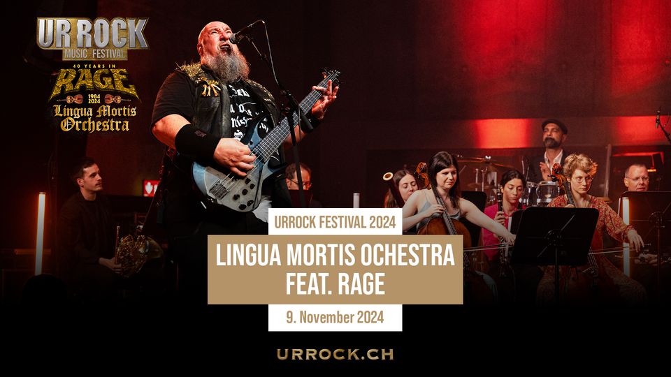 Lingua Mortis Orchestra feat. RAGE - New album after 10 years - the only Swiss show!