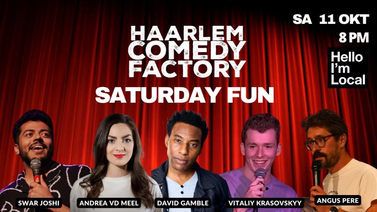 Haarlem Comedy Factory - Saturday Fun 🎤🤣