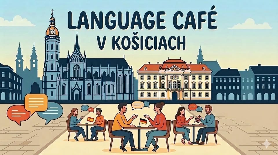 09. Jazyková kaviareň Košice / Language cafe Košice in Cathedral - caffé & crêpes 21.07.2026