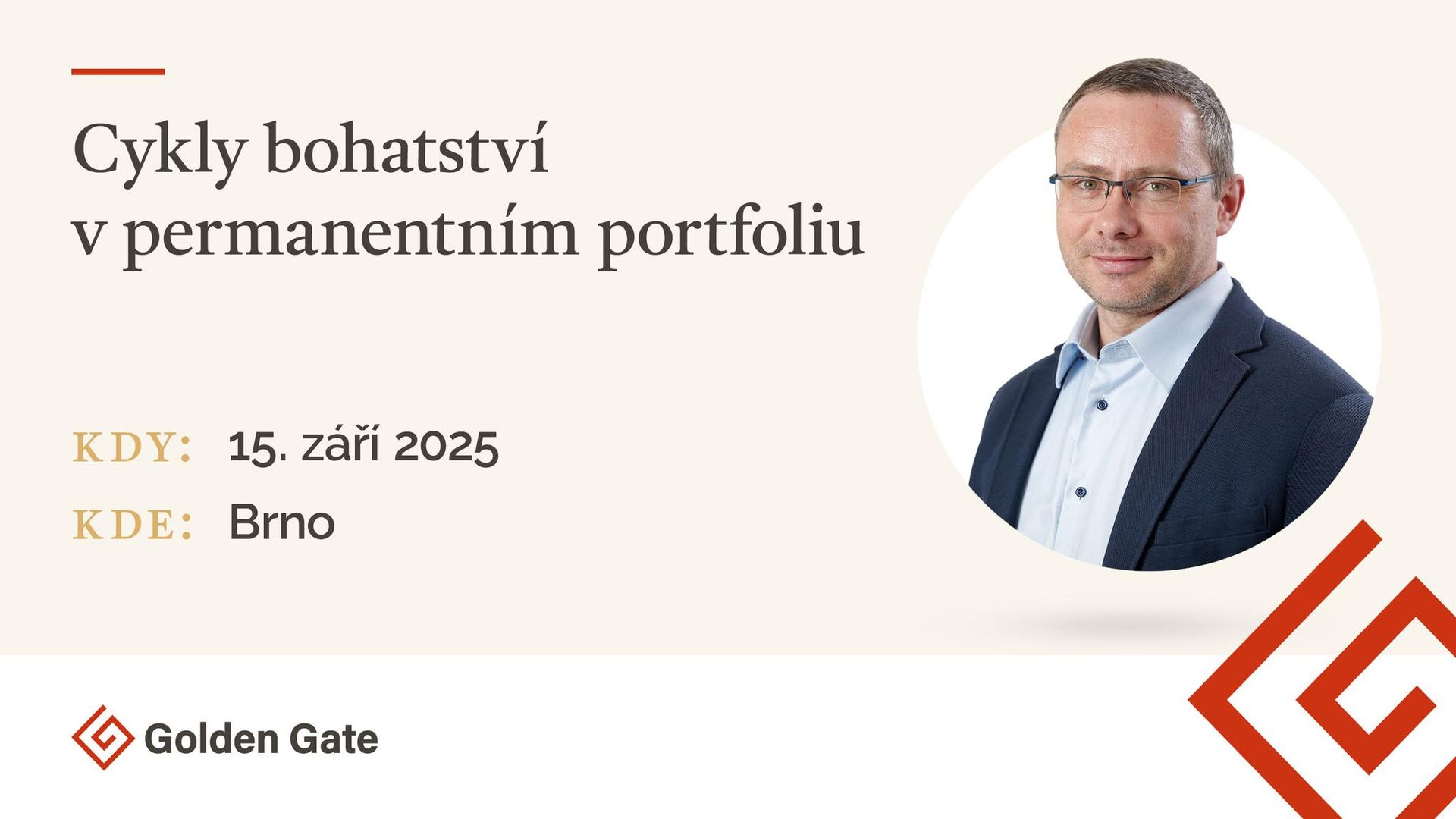Cykly bohatství v permanentním portfoliu / Brno / 15. 9. 2025