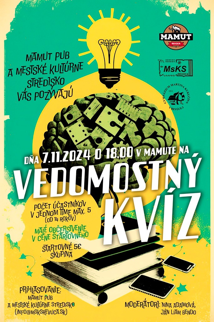 REVÚCKY VEDOMOSTNÝ KVÍZ – ďalšie jesenné kolo