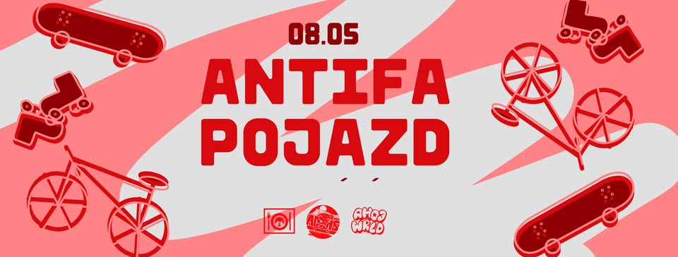 ANTIFA pojazd proti fašizmu / Oslava dňa víťazstva nad fašizmom