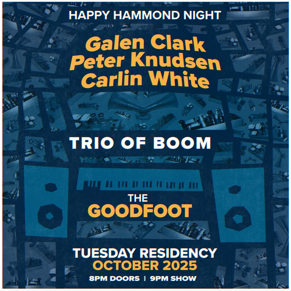 October Tuesdays! TRIO OF BOOM