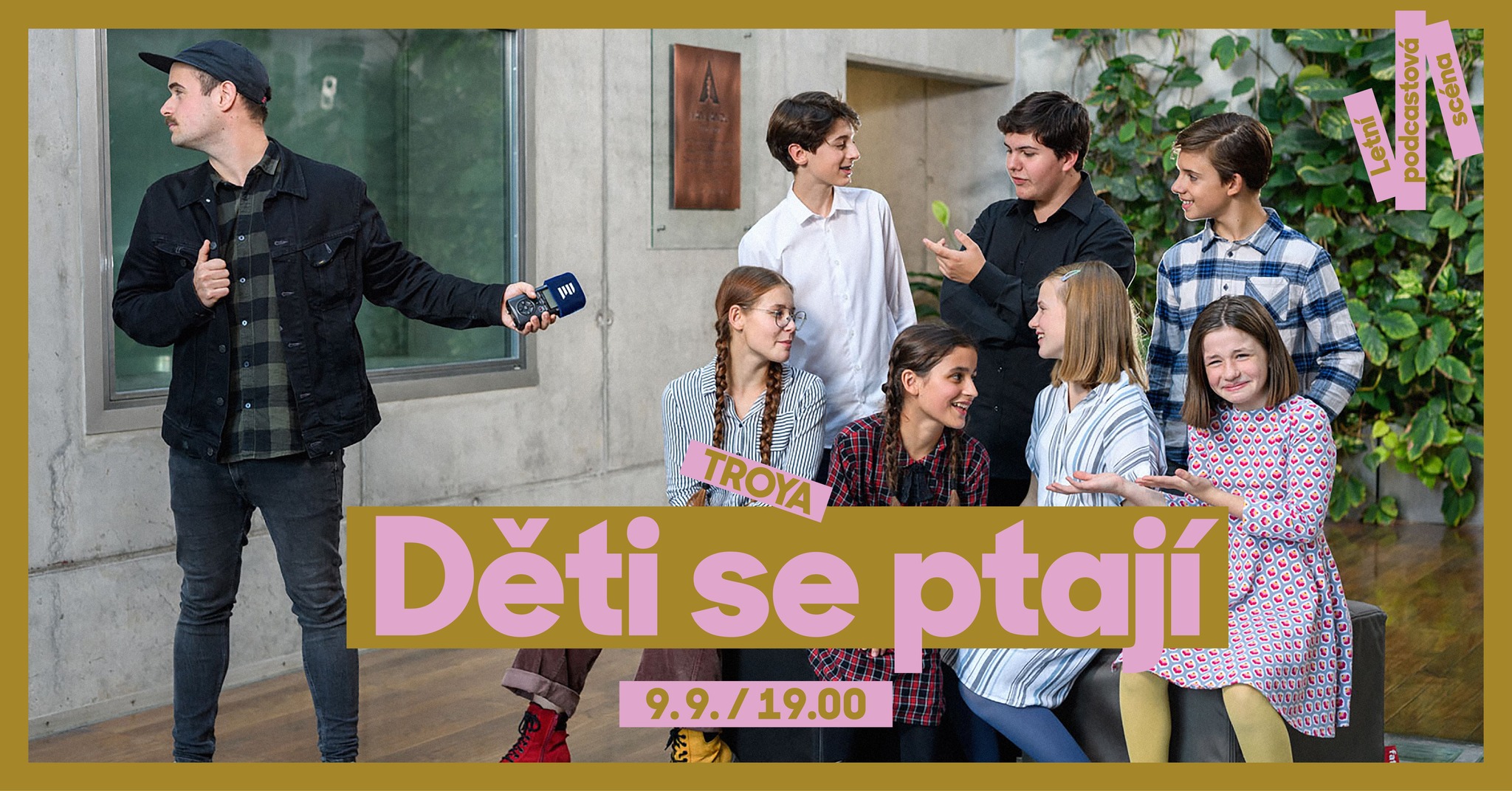 Děti se ptají LIVE – Letní podcastová scéna