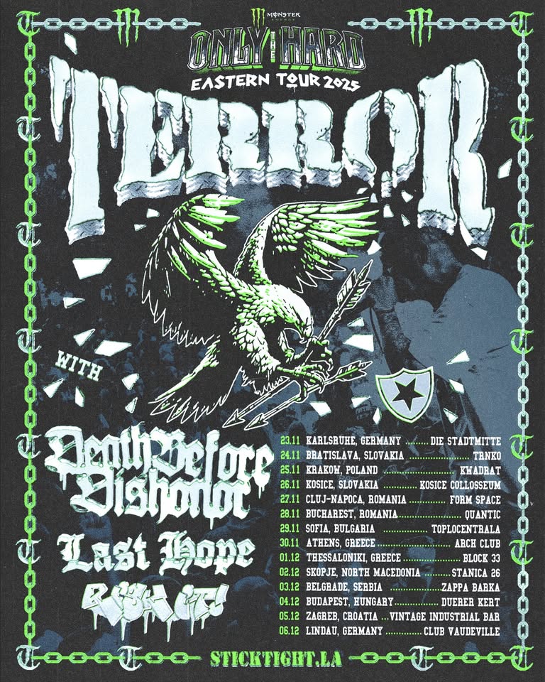 Terror - Only The Hard Tour ft. Death Before Dishonor, Last Hope & Risk It!