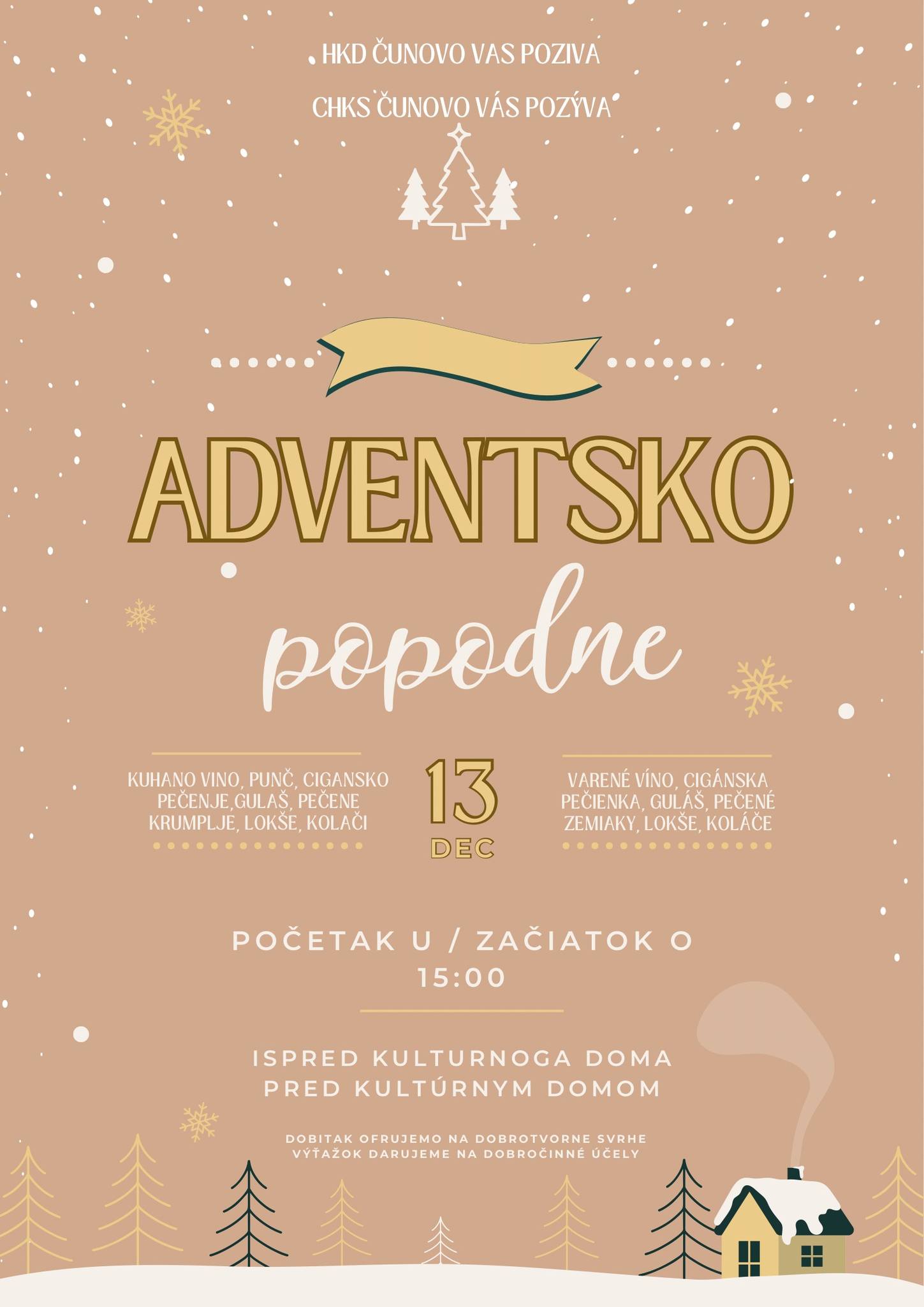 Advenstko popodne/ Adventné popoludnie 2025
