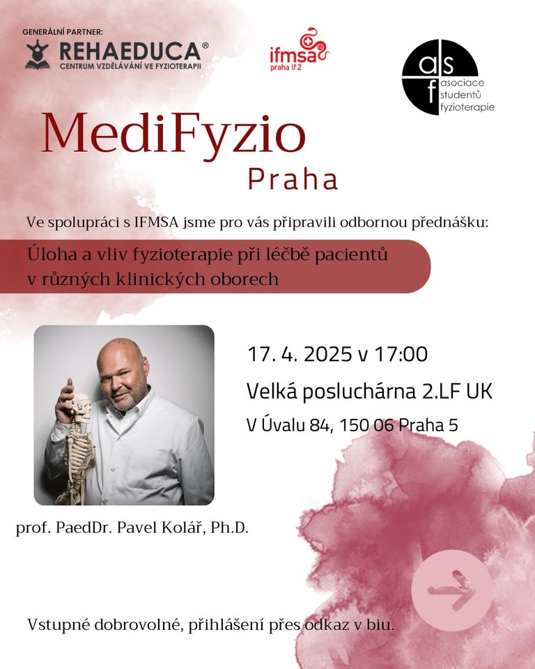 MediFyzio: Úloha a vliv fyzioterapie při léčbě pacientů v různých klinických oborech
