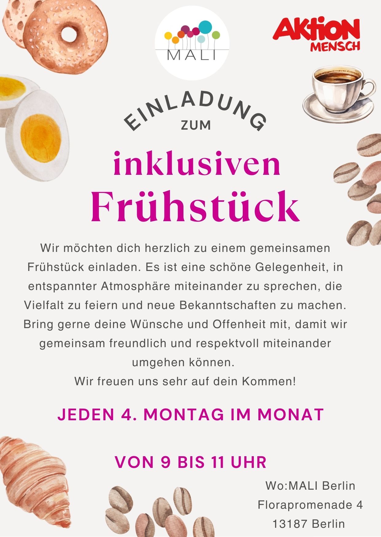 Inklusives Frühstück