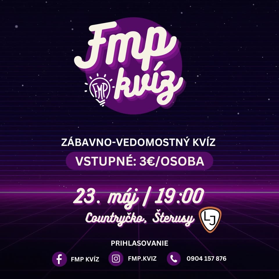 FMP Kvíz | COUNTRYčko, Šterusy 🪕