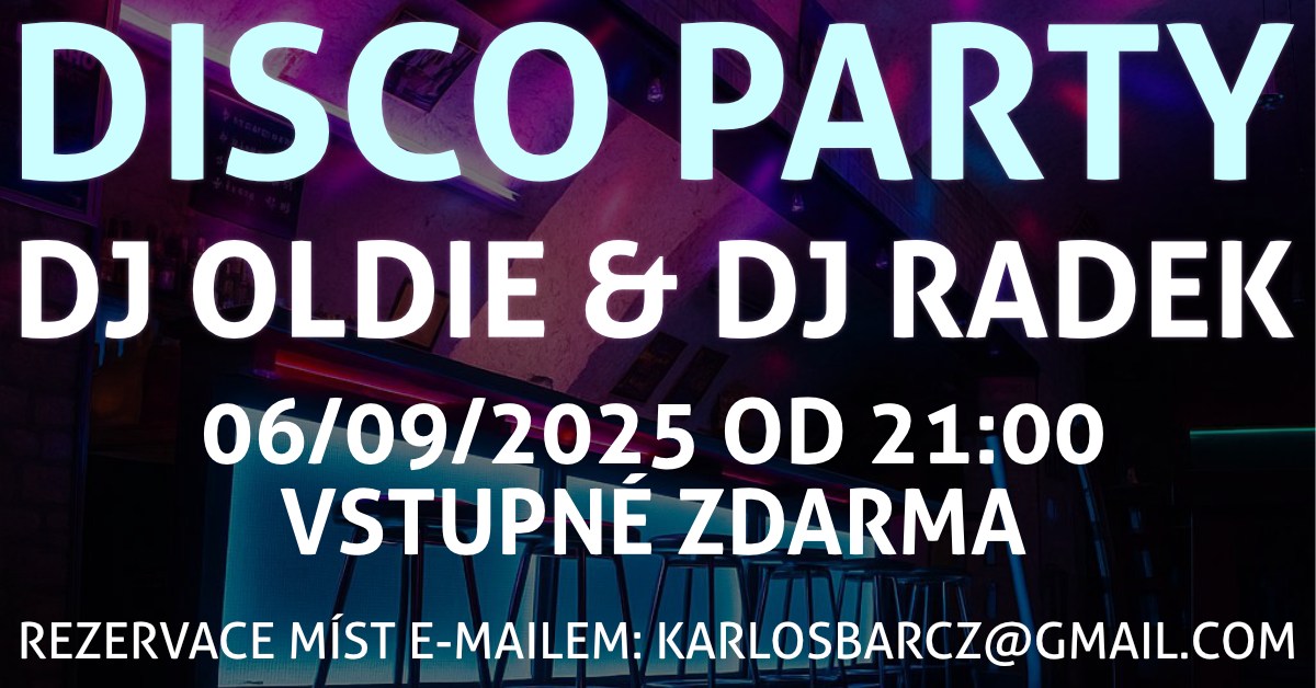 💿 DISCO PARTY v KARLOS Baru 💿