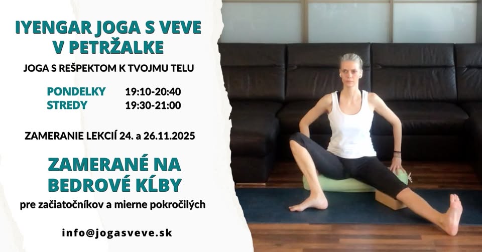 Joga pre BEDROVÉ KĹBY - menej bolestí, viac stability a pohody v živote