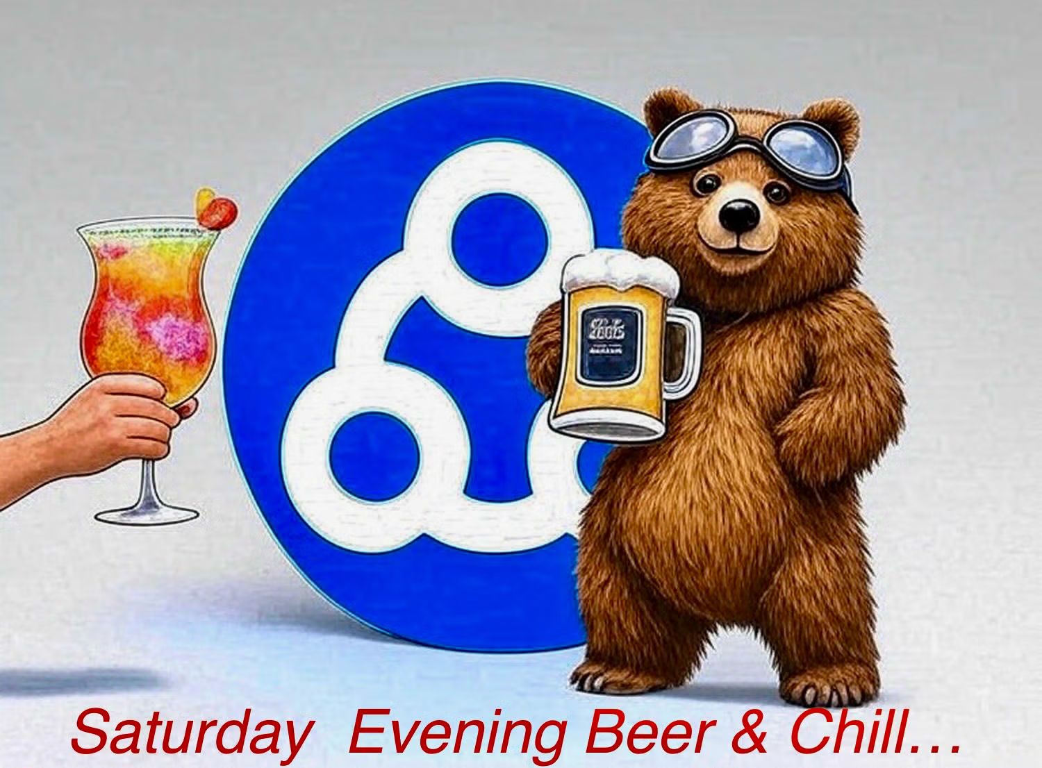 Saturday evening drinks and chat@Atopia