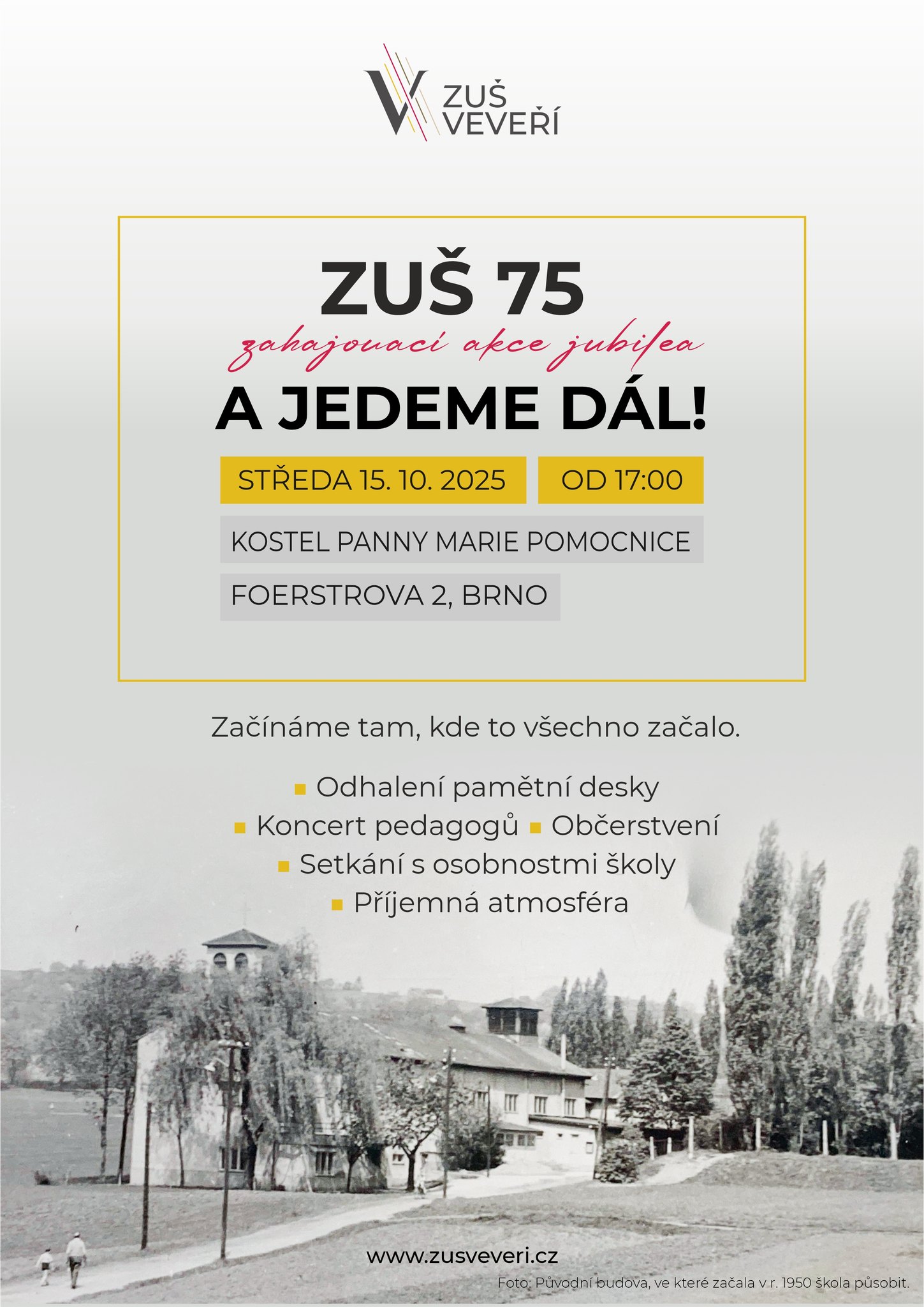 ZUŠ 75 and go on! Opening ceremony