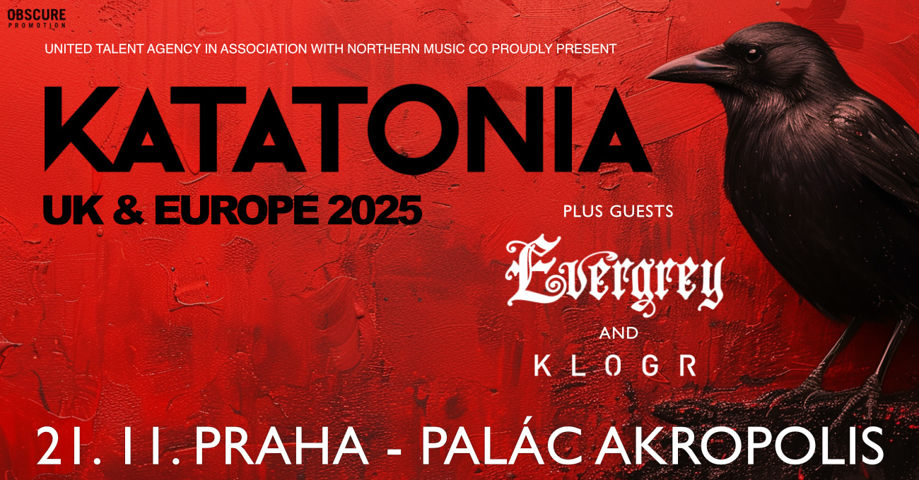 KATATONIA, EVERGREY, KLOGR - Praha
