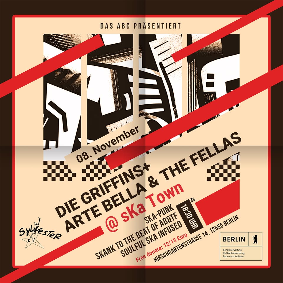 DIE GRIFFINS + ARTE BELLA & THE FELLAS @ sKa Town - VVK läuft !