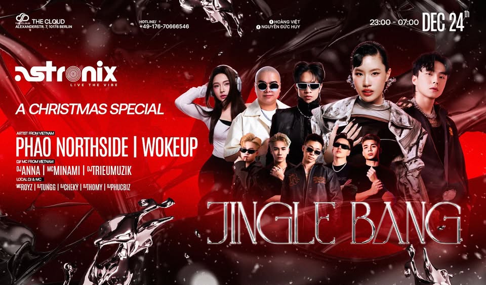 🎄24.12.2025🎄 ASTRONIX | JINGLE BANG w PHÁO NORTHSIDE & WOKEUP🧨