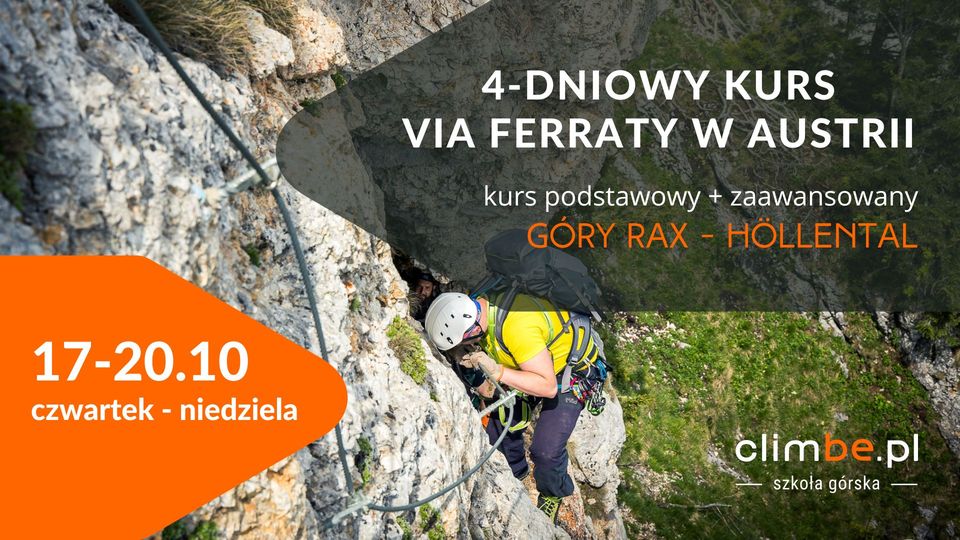 KURS VIA FERRATA - GÓRY RAX (AUSTRIA)