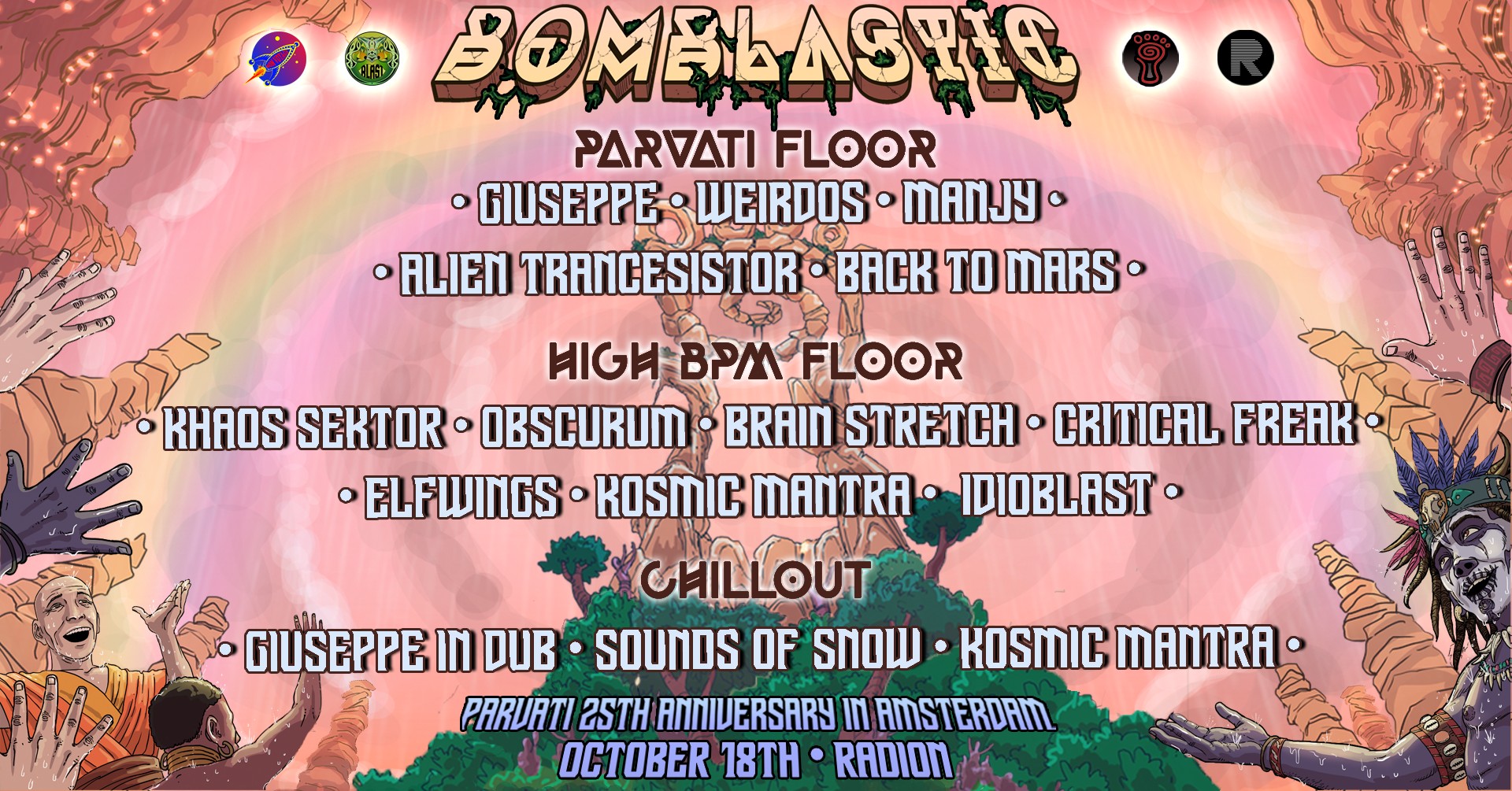 Bomblastic - Parvati 25th Anniversary in Amsterdam