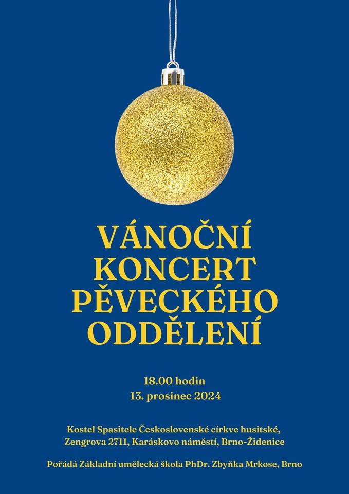Vánoční koncert pěveckého oddělení