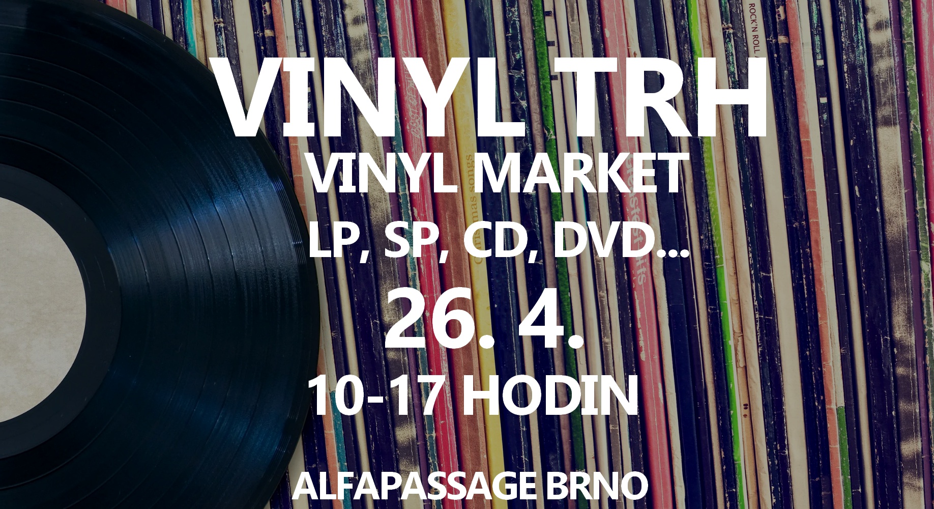 VINYL MARKET  "burza" gramodesek, CD, DVD, hudebnin
