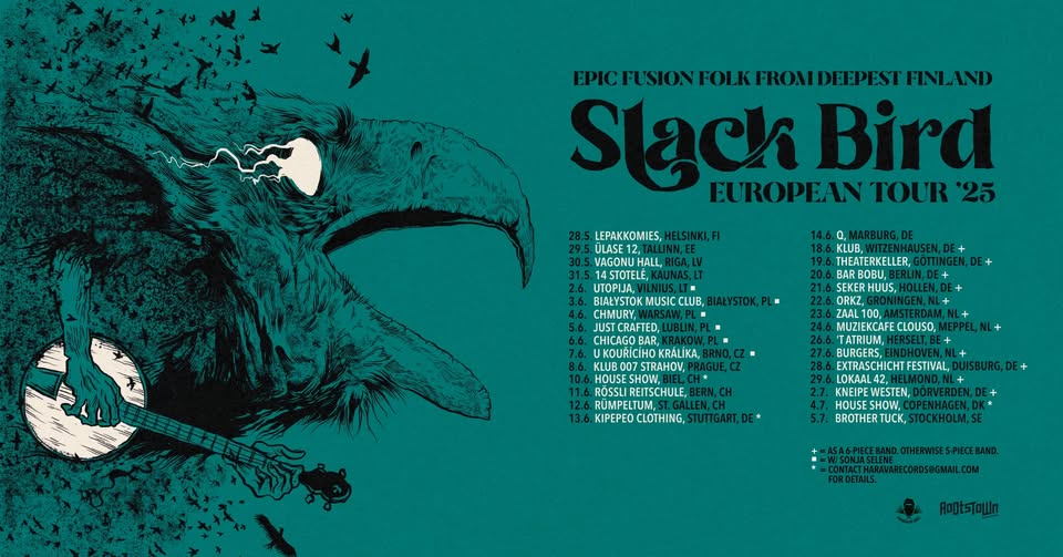7.6. Slack Bird (FI), Sonja Selene (FI) @ U Kouřícího Králíka