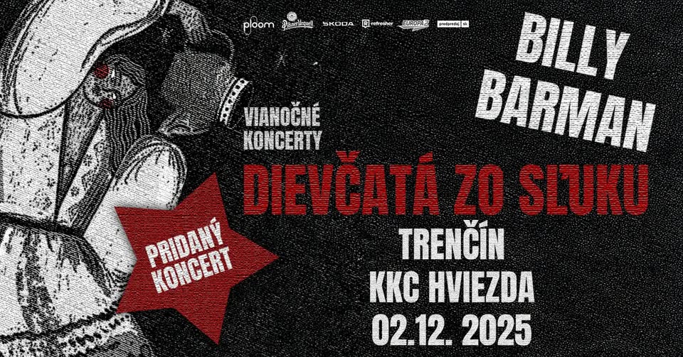 BILLY BARMAN a Dievčatá zo SĽUK-u | VIANOČNÉ KONCERTY | Trenčín