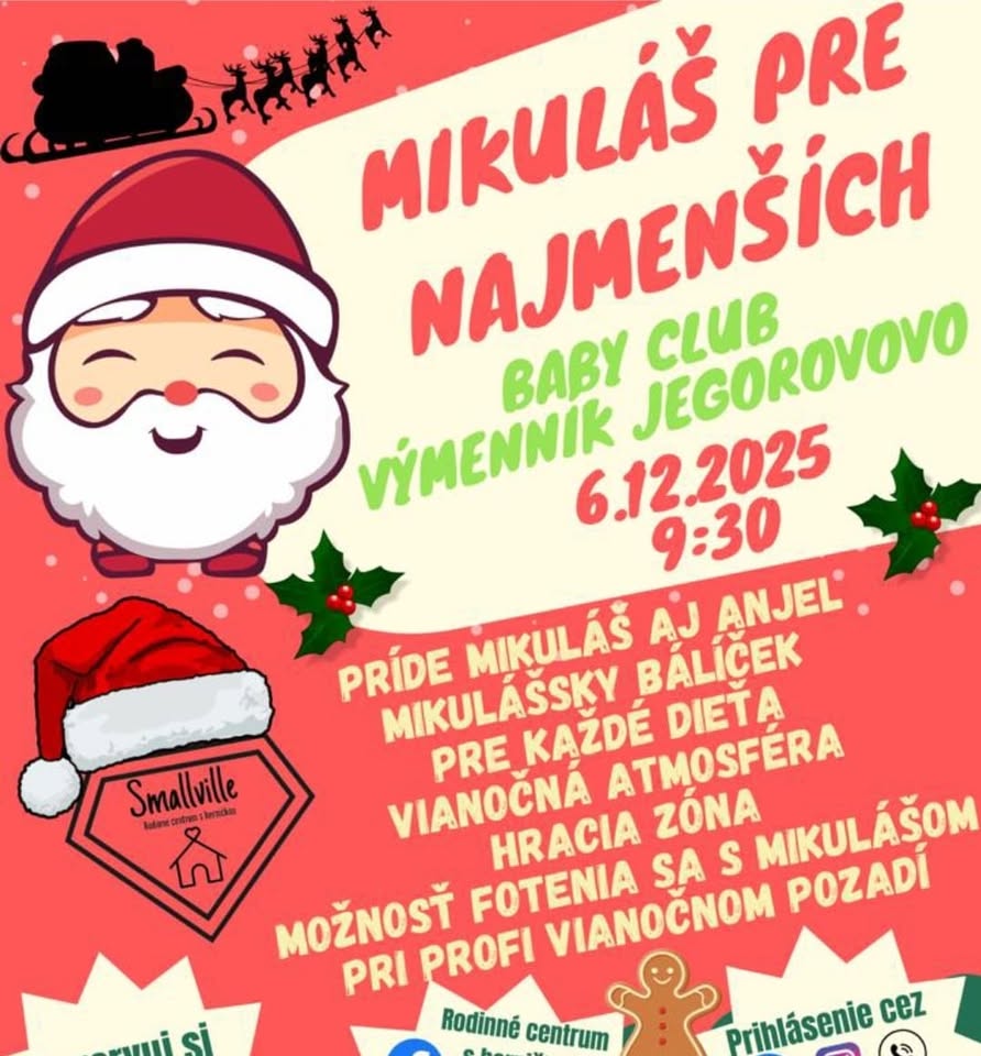 Mikuláš pre najmenších - Baby Club