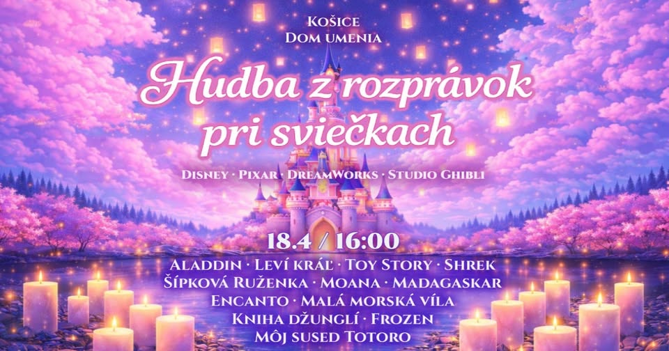 Hudba z rozprávok pri sviečkach