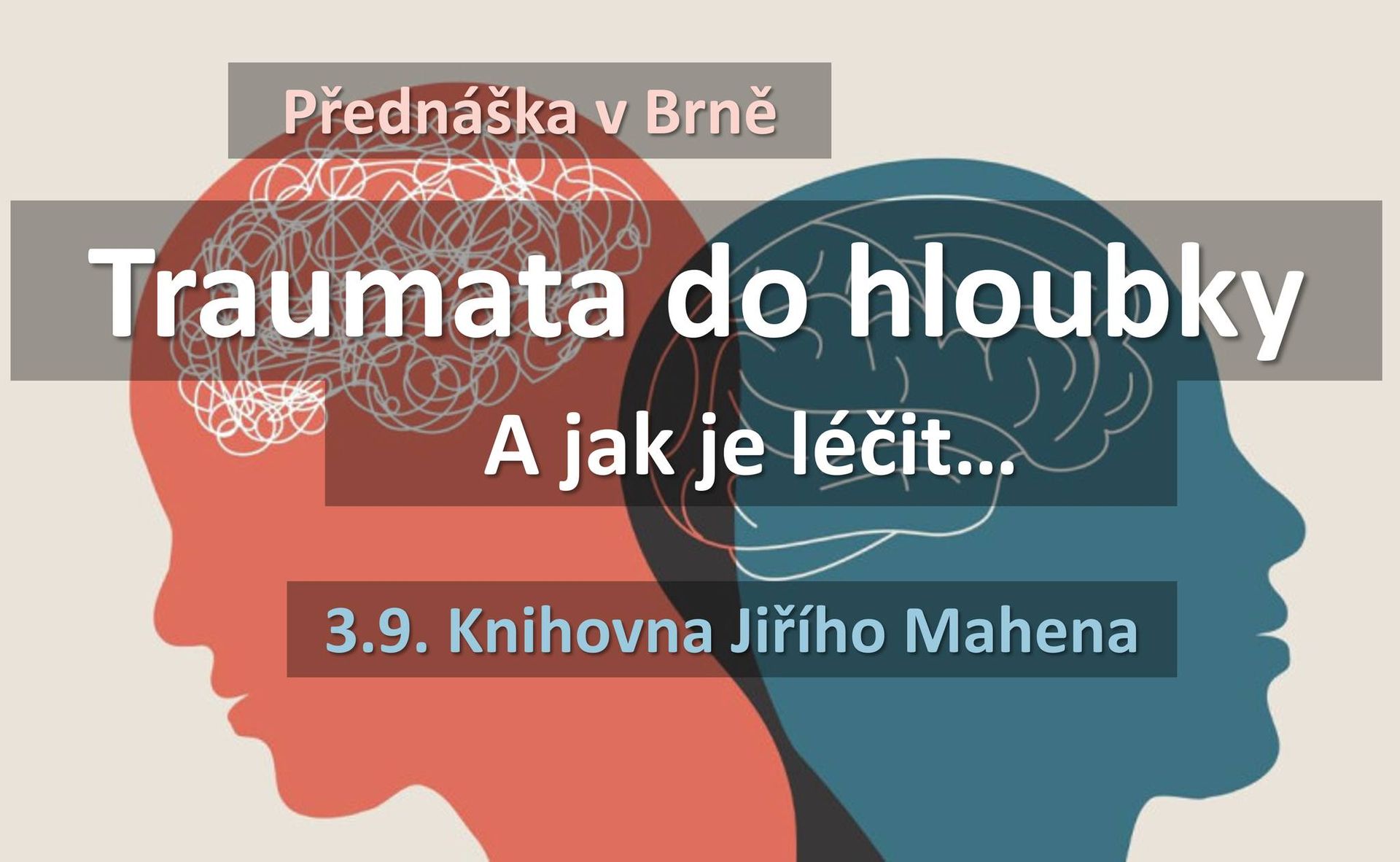 Traumata do hloubky - a jak je léčit | Přednáška Brno