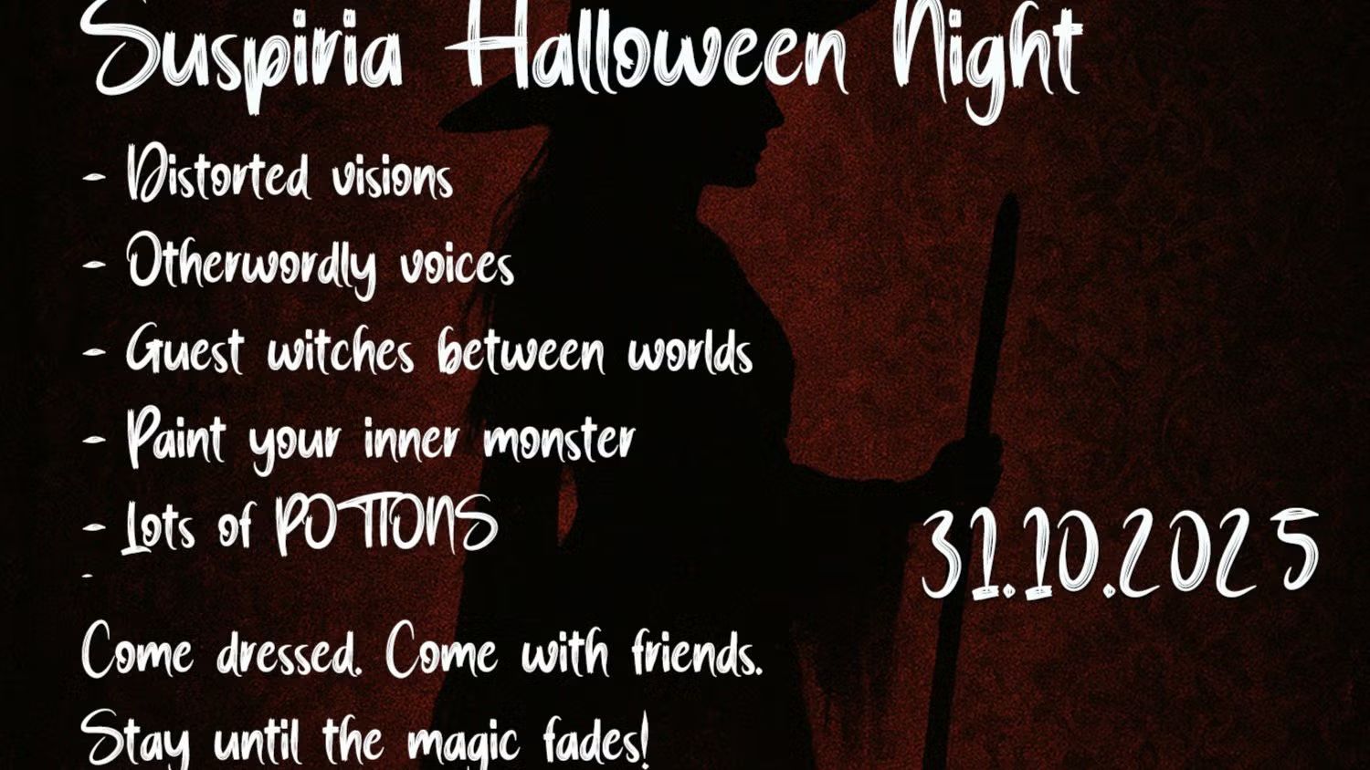 Halloween Night at Suspiria Bar