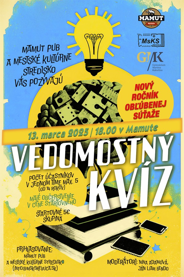 Revúcky VEDOMOSTNÝ KVÍZ – MAREC 2025