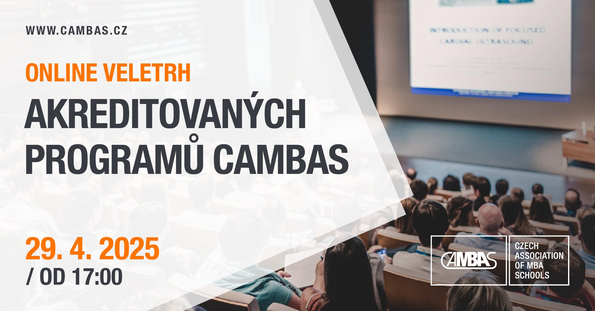 #ONLINE: Veletrh akreditovaných programů CAMBAS 🎓