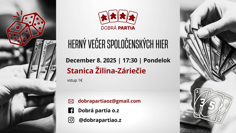 Dobra partia - večer stolových hier