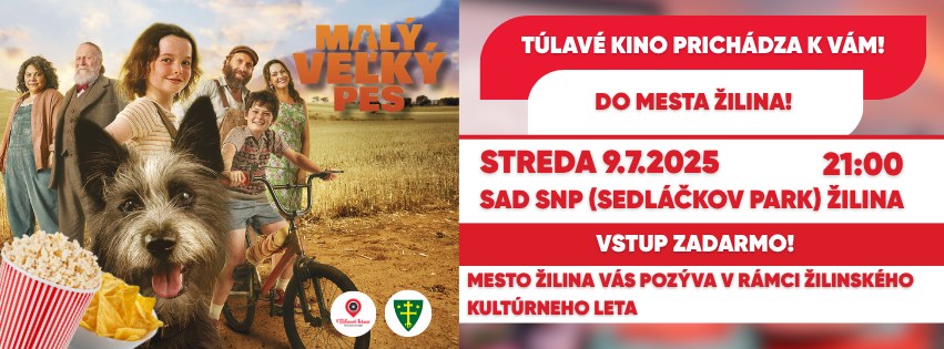 Túlavé kino prichádza do Žiliny! Premietame film Malý Veľký Pes!