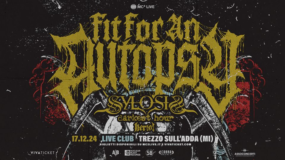 Fit For An Autopsy | Trezzo sull'Adda (MI), Live Club