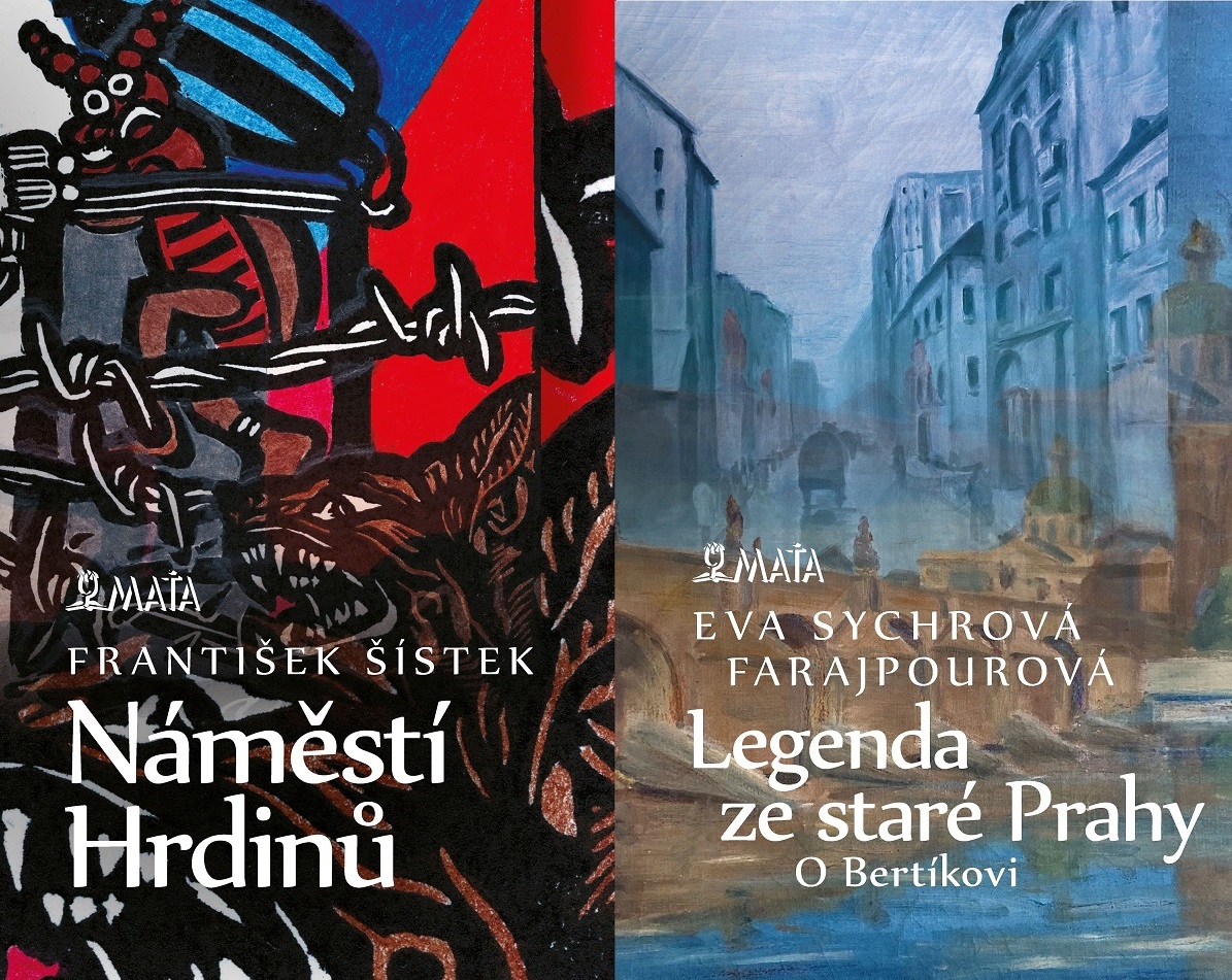 Křest  knih F. Šístka Náměstí Hrdinů a E. Sychrové Farajpourové Legenda ze staré Prahy
