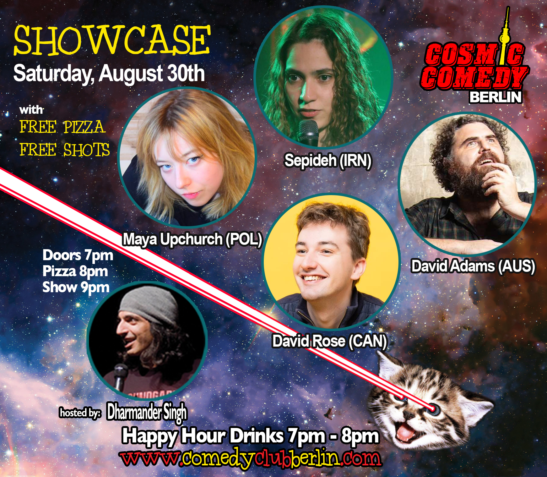 Cosmic Comedy Berlin SHOWCASE SATURDAY