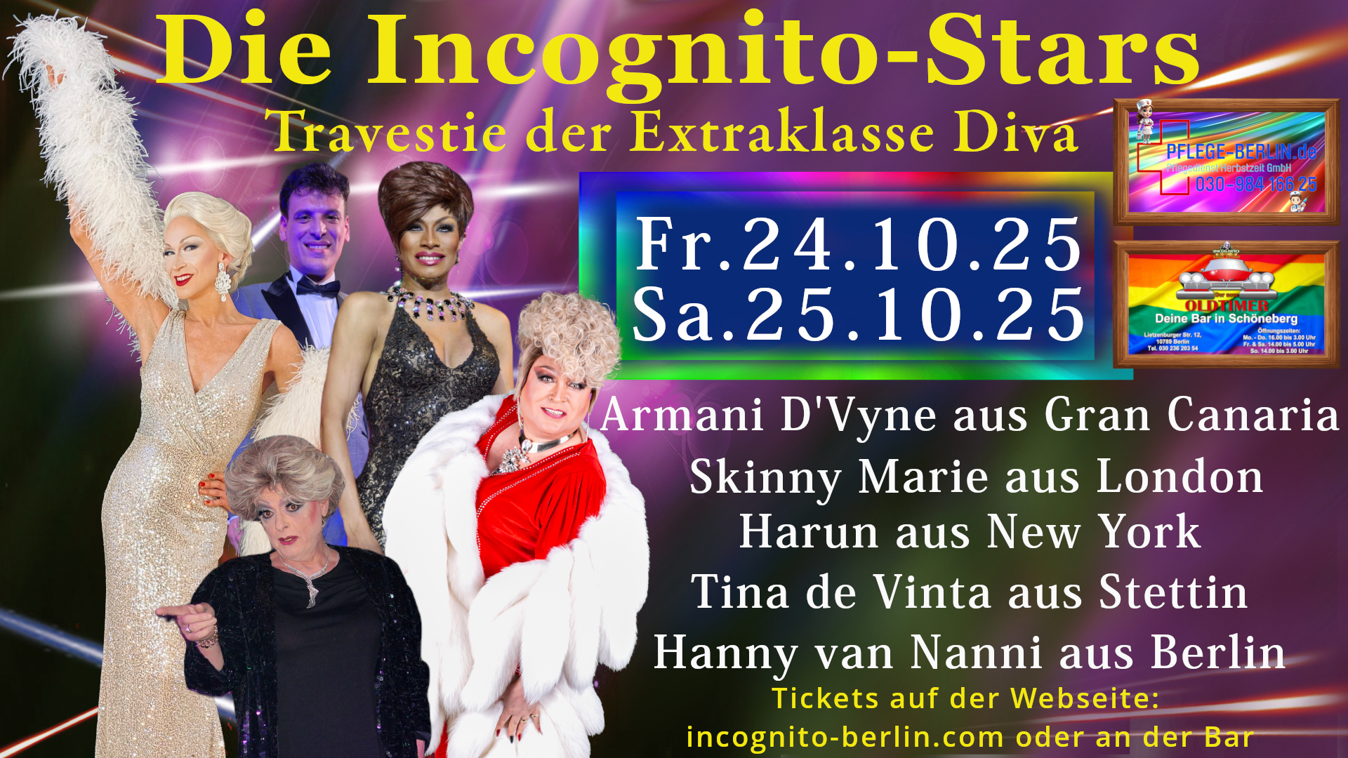 Travestie der Etraklasse Diva