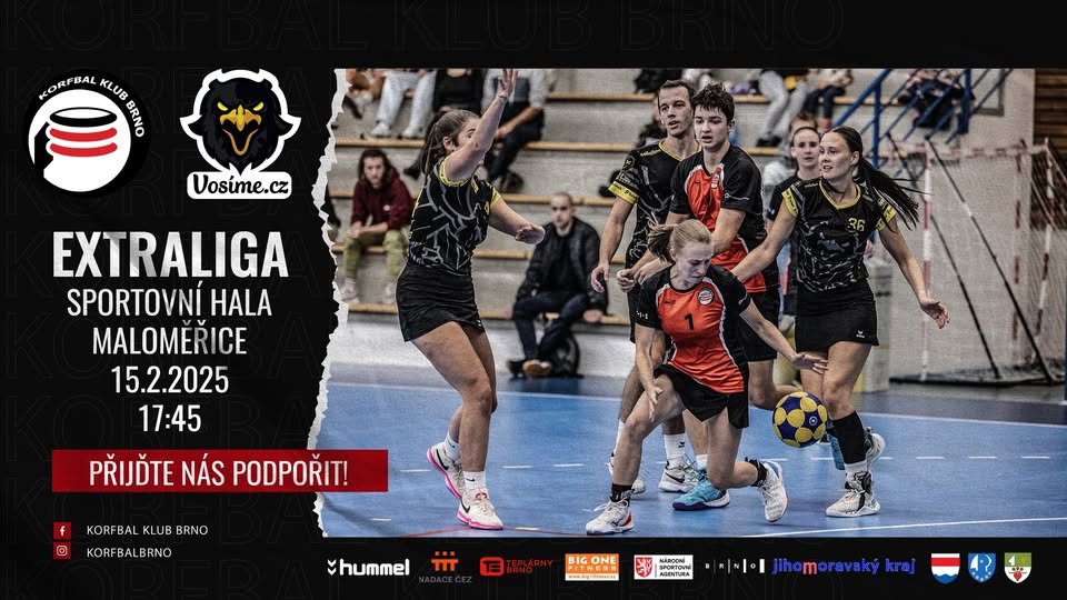 BRNO x PROSTĚJOV - 7. kolo České korfbalové extraligy