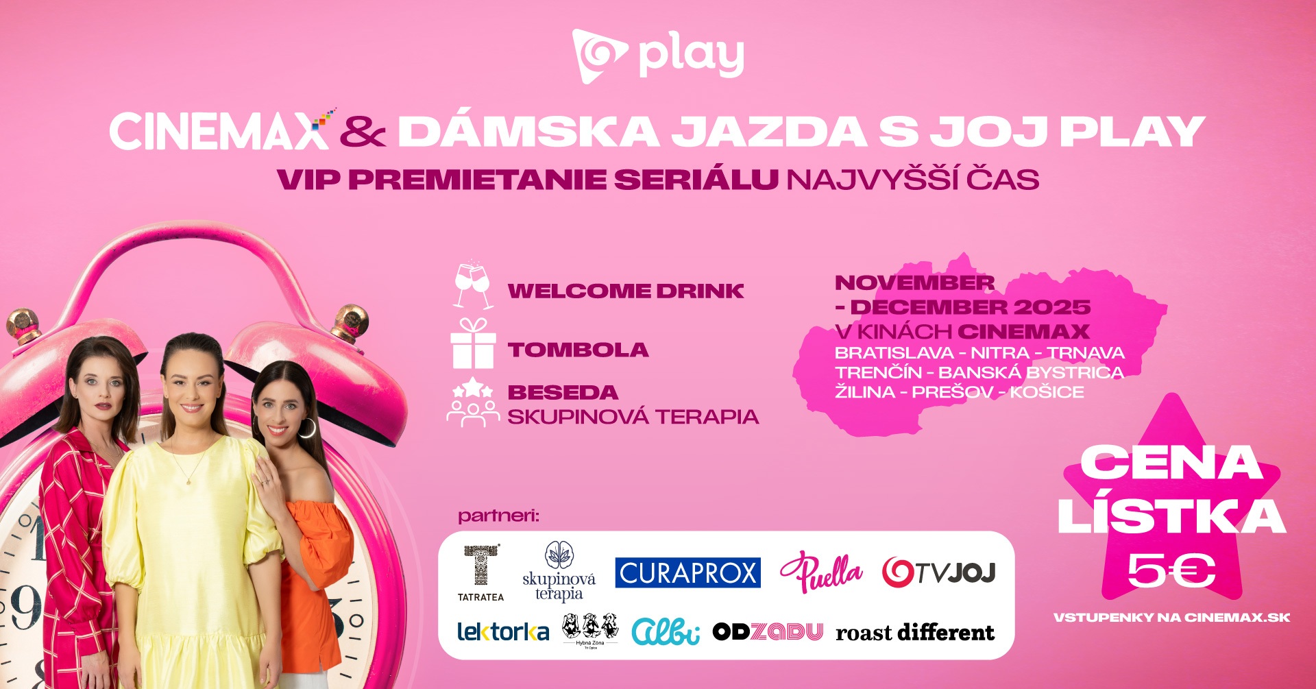 Dámska jazda s JOJ PLAY – PREŠOV