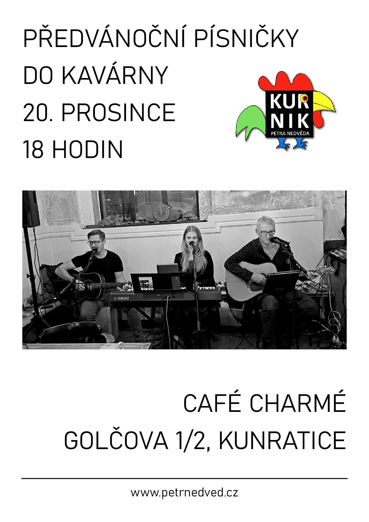 Předvánoční hraní v Café Charmé