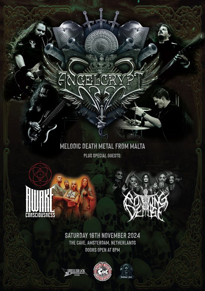 Angelcrypt (MT) + Rotting Demise (DE) + Awake Consciousness (ES)