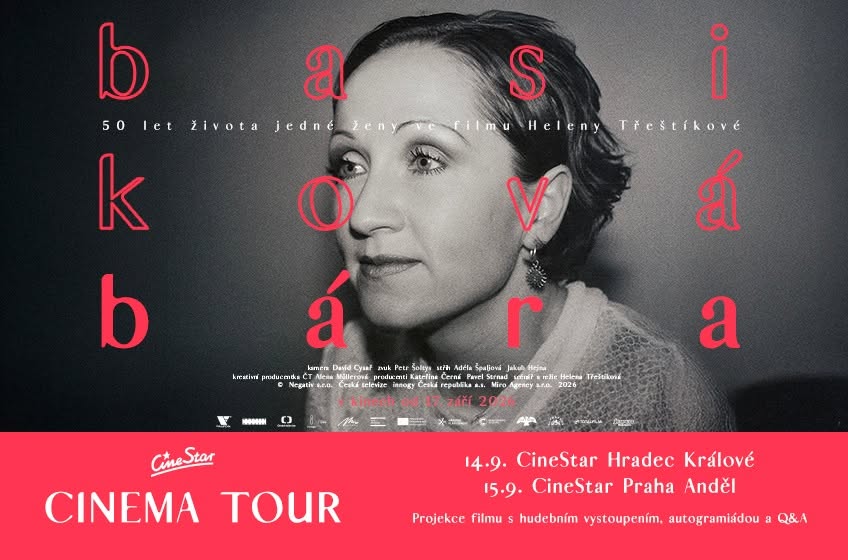 Bára Basiková - Cinema Tour - Praha Anděl