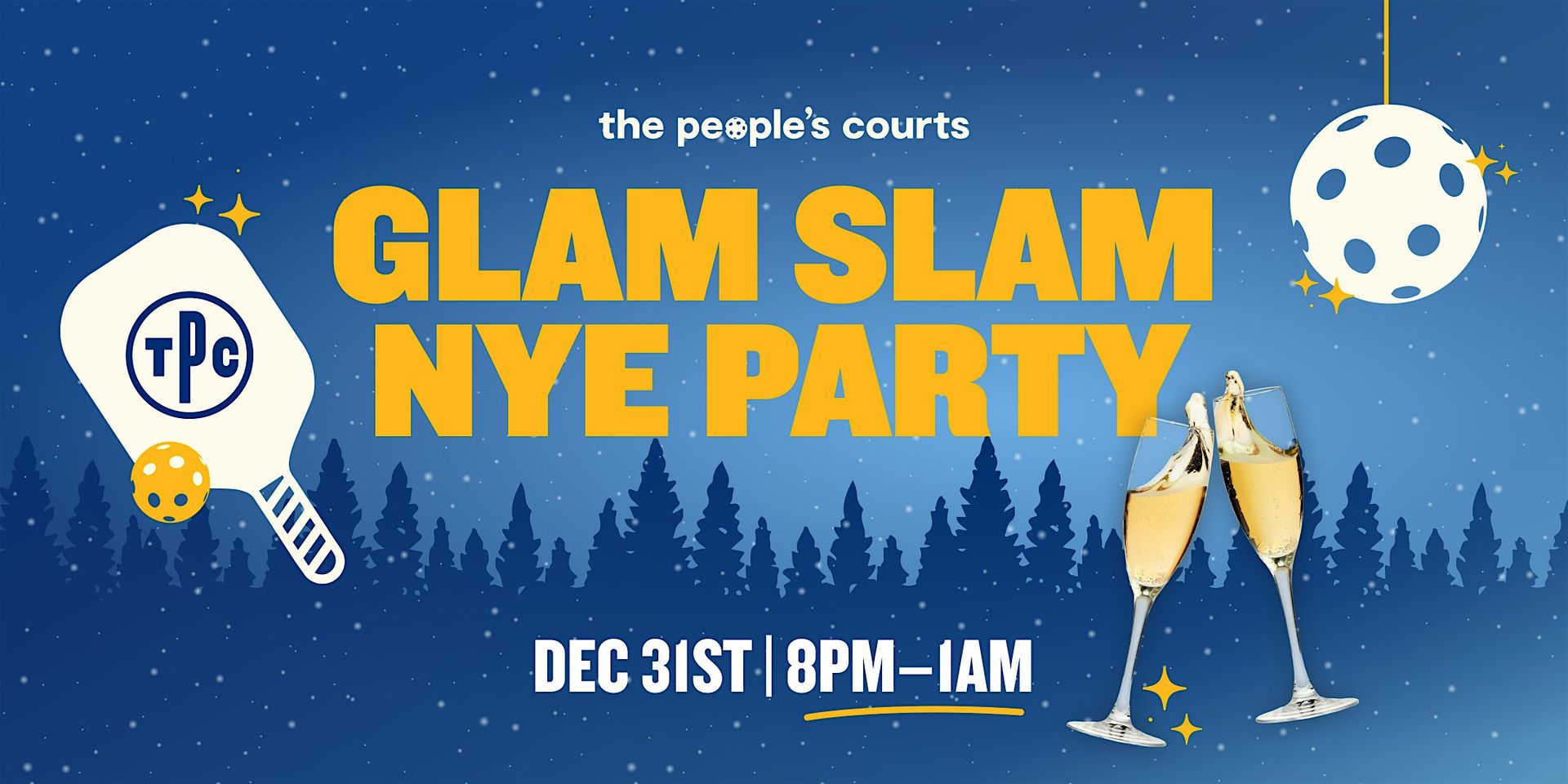 NYE Glam Slam with The People's Courts