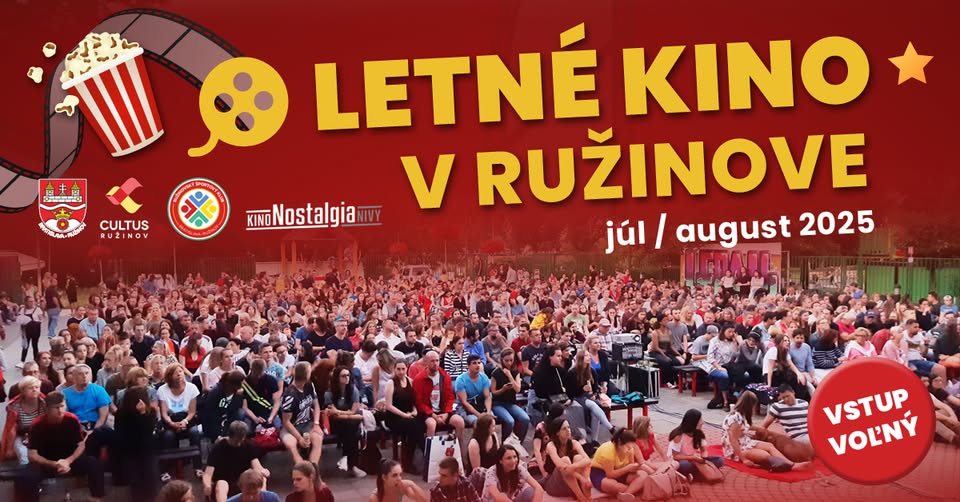 LETNÉ KINO V RUŽINOVE 2025
