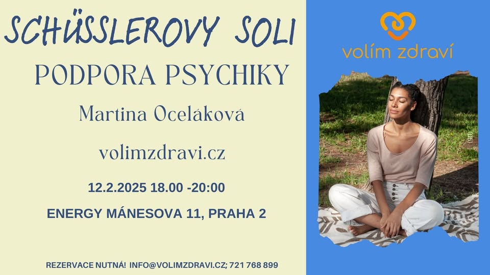 Schüsslerovy soli V.  - podpora psychiky