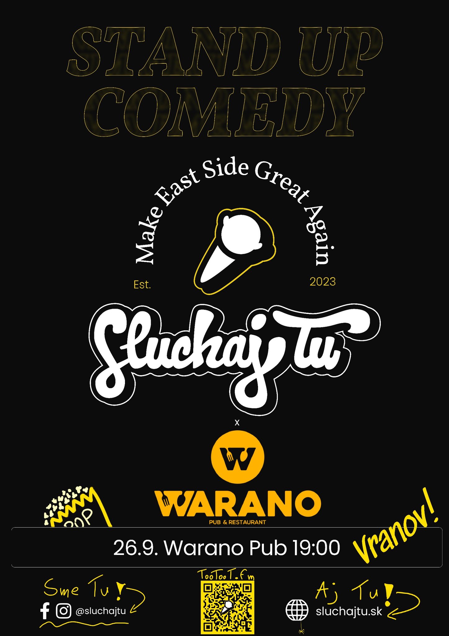 SluchajTu | Warano Pub | Vranov