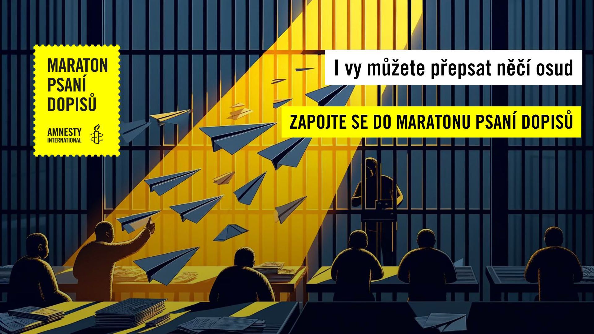 Maraton psaní dopisů s Amnesty International + představení Jedu do Magadanu