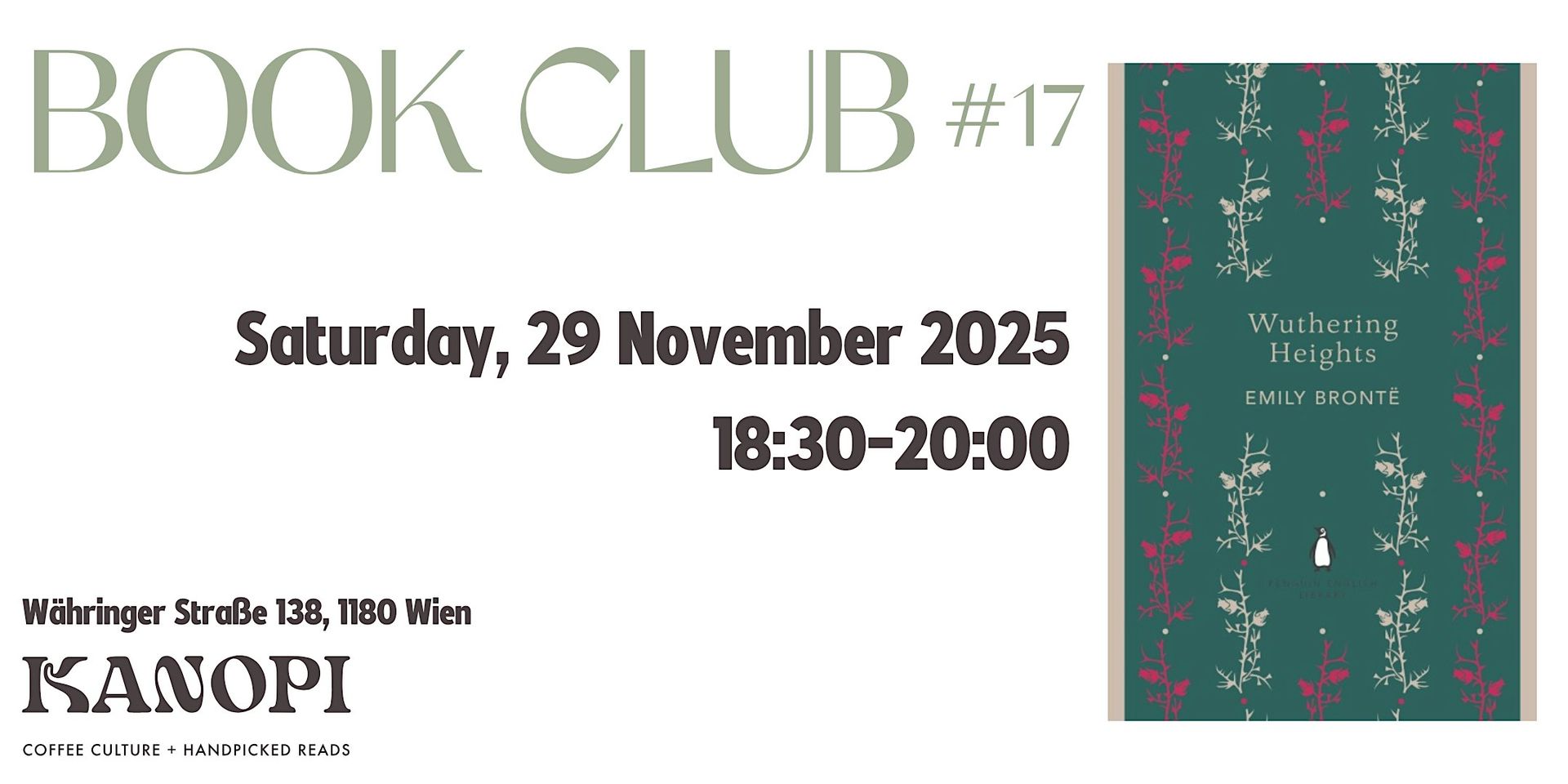 Book Club 17: Wuthering Heights by Emily Bronte